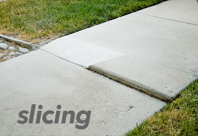 Concrete slicing sidewalk repair costs